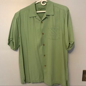 Men’s large Tommy Bahama casual button down Island